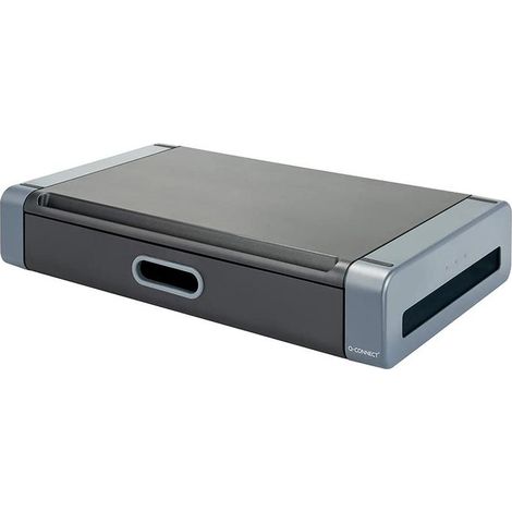 Monitorständer q connect schwarz 48 6 cm x 27 6 cm
