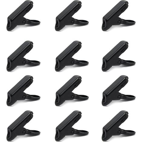 12 Clips En Plastique, Clip De Sangle De Corde Rflchissante Pour Tente, Tendeur Clips De Bche Clips De Bche Camping Parasol Jardin Crochet Et Ajus (1/5)