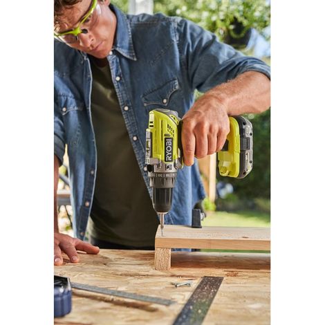 RYOBI Perceuse à percussion 18V One+ sans batterie ni chargeur R18PD3-0 — vue 6