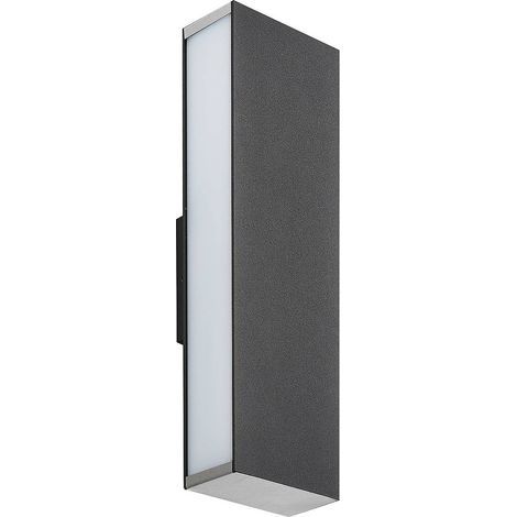 LED-vägglampa utomhus "Aegisa" aus rostfritt stål von Lucande