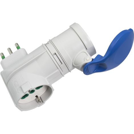 Fanton ADATTATORE INDUSTRIALE CEE spina 16A/ 1 presa schuko+1 presa CEE 16A 4.00 pz