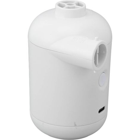 Mini Pompe Électrique Portable Rapide pour Gonflage - 4 Buses pour Sacs de Rangement, Bateaux en Caoutchouc et Bouées