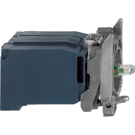 corps lumineux - ba9s - 400v ac - blanc - complet - schneider zb4bv5d1 (1/3)