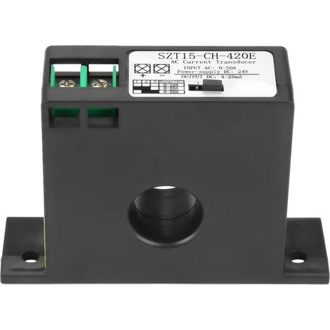 Transducteur de courant SZT15-CH-420E, transmetteur, transformateur, capteur, convertisseur AC 0-50A