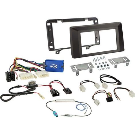 Kit 2-DIN compatible avec Dacia Duster(SR) 09/2021-2024 SWC analogique/antenne