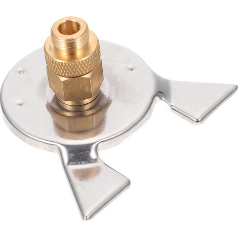 set di adattatore per fornello da campeggio portatile, connettore per serbatoio del gas, accessorio per barbecue all'aperto per escursioni e picnic