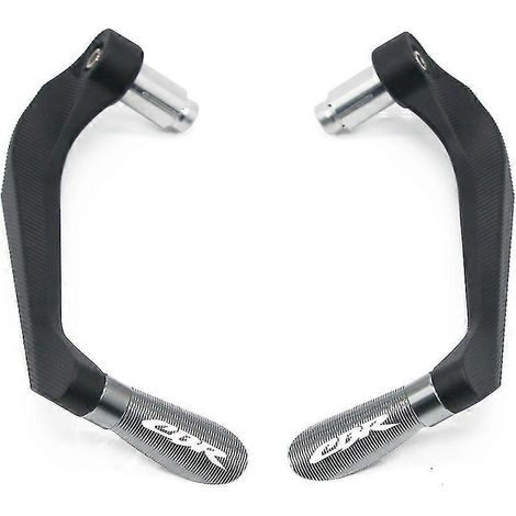 Poignées de guidon de moto avec protection pour leviers de frein et d'embrayage Honda CBR 600, 400, 900, 650, 150, 125, 300, 500, 929, 954, 1000, 250 (R/RR/F/XX) - Titane (1/5)
