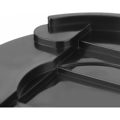 Rehausseur de Pied de Meuble [8 Pièces] Noir ABS pour Lit, Bureau, Table, Canapé  Hauteur Améliorée & Protection de Sol (1/5)