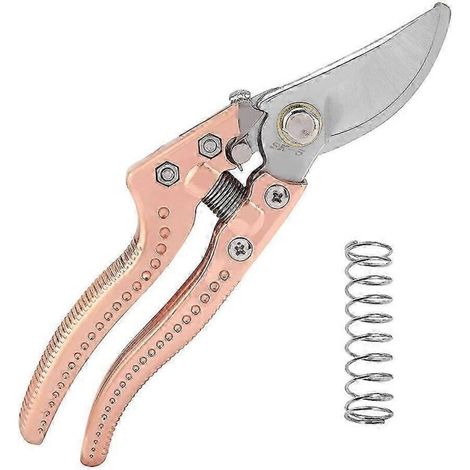 SK-5 Rose Gold Aluminum Alloy Garden Pruner, Plant Shears - AquaForge