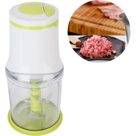 Elektrischer Fleischwolf (550 W), Babynahrungsmixer, Knoblauch- und Chili-Mixer, europäischer Standard 220 V, Grün (1/5)