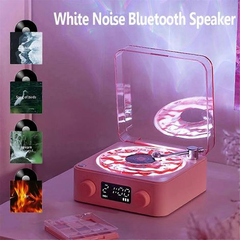 Platine vinyle rétro, enceinte sans fil Bluetooth audio haute qualité -- (1/5)