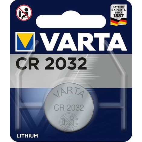 Piles boutons Varta importées d'Allemagne, CR2032, CR2025 et CR1620 haute capacité, en exclusivité mondiale.