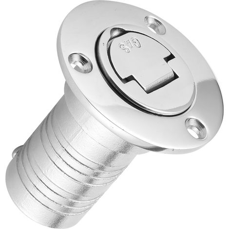 Robinet de remplissage de carburant marin avec couvercle sans clé et visserie en acier inoxydable 316 pour bateau, yacht ou caravane, 50 mm (1/5)