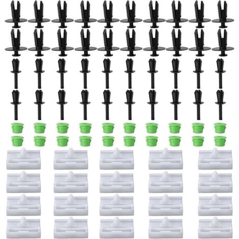 Kit de 80 rivets de fixation pour bas de caisse de voiture, fixations de carrosserie adaptées aux BMW E36 316i 318i (1/5)