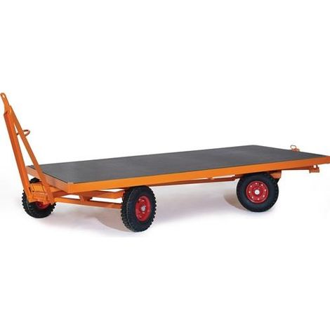 Industrieanhänger L2500xB1250mm Trgf.2000kg 2-Achs-Drehschemel-Lenkung Vollgummi (1/2)
