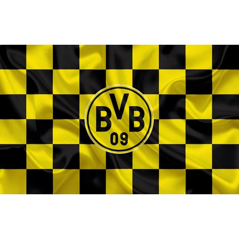 Papier peint panoramique Foot / Football - BVB 09 - Borussia Dortmund - 130 cm x 81 cm (1/2)