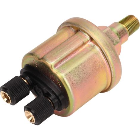 Capteur de Pression d'Huile 1/8NPT Double Sortie Doré pour Moteur Diesel, Compatible avec VDO 0-10 Bar (1/5)