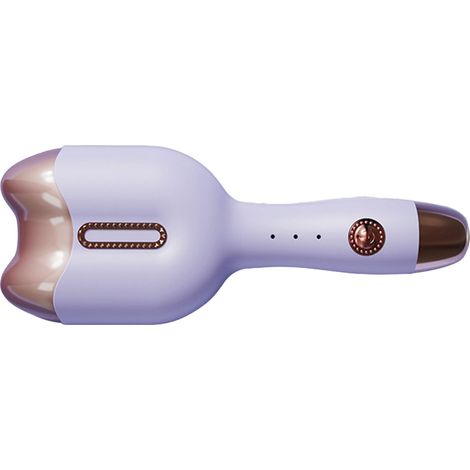 Fer à onduler portable 220 V, matériau PTC, style mignon, pratique et idéal pour la maison et les voyages (violet) (1/5)