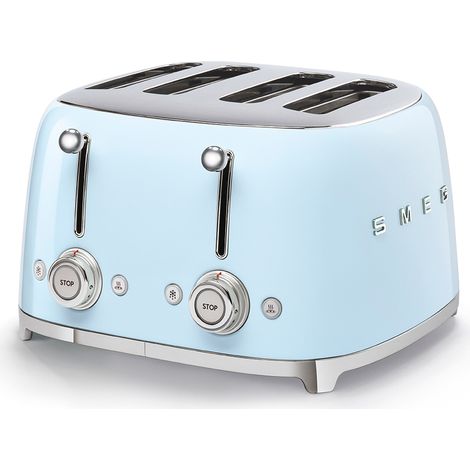 Smeg TSF03PBEU grille-pain rétro bleu 4 tranches (1/4)