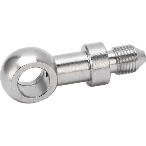 Raccord banjo de frein 3/8 po, diamètre intérieur 10 mm, adaptateur de conduite de frein en acier inoxydable, protection anti-fuite pour vis banjo M10 (1/5)