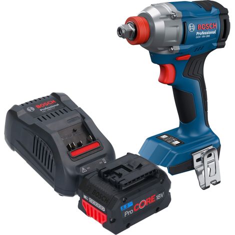 Visseuse à chocs sans fil Bosch GDX 18V-285 Professional 18 V 285 Nm 1/4'' sans balais + 1 batterie ProCORE 5,5 Ah + chargeur (1/5)