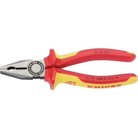 VDE Fully Insulated Combination Pliers (180mm) (31918)