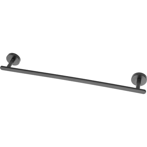 Porta asciugamani 50 cm in acciaio nero opaco Chic Black (1/2)