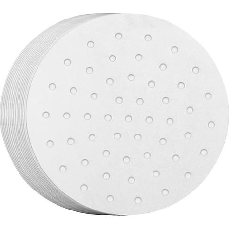 200 feuilles de papier sulfurisé antiadhésif pour friteuse à air chaud et pâtisserie-20x20cm-White (1/2)