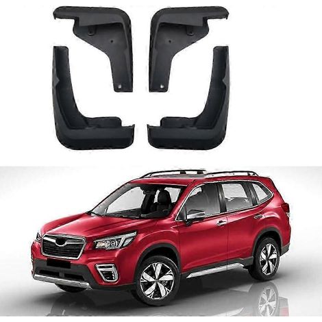 Lot de 4 bavettes garde-boue pour Subaru Forester 2018-2019, bavettes garde-boue profilées (paire). (1/5)