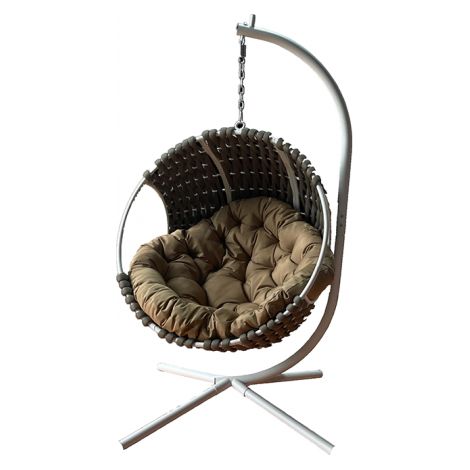 OVETTO DONDOLO SOSPESO DA GIARDINO 1 POSTO ITACA 103X100XH194 CM (40020)