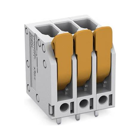 Borne pour circuits imprimés WAGO 2604-3102 4 mm² Nombre de pôles 2 1 pc(s) Q608112 (1/3)
