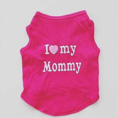 Ropa de verano para perros Camiseta para mascotas Lindo chaleco estampado para perros pequeños y medianos Accesorios para cachorros y gatos Chaleco de algodón Ropa Disfraces 3 (1/5)