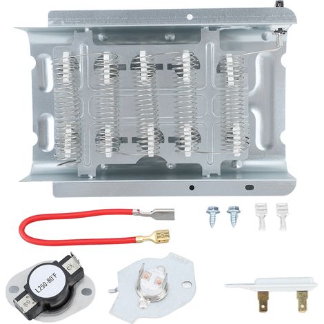 Kit d'élément chauffant pour sèche-linge 279838 (remplace les références 3403585, W10724237, 3398063, 3398064 et 8565582) (1/5)