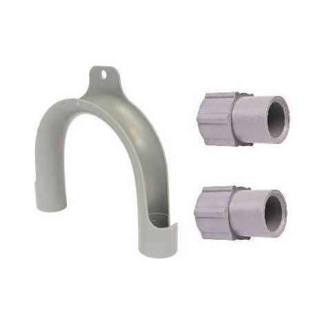 Asa y dos tapones para mangueras de lavadora