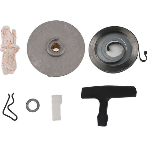 SJLERST Ensemble de Démarreur de Tronçonneuse, Kit de Réparation de Démarreur de Traction de Recul Durable pour TS350 038 041 MS380 MS381 (1/5)