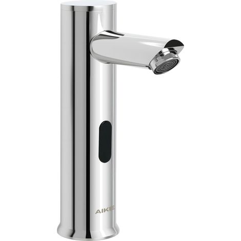 Robinet Commercial À Capteur Pour Salle De Bain, Sans Contact, Fonctionnant Sur Batterie, AK7501 Chrome (1/5)