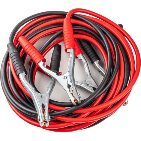 Cables puente 1200A 6m profesionales 99,9% cobre amio-04822 (1/5)