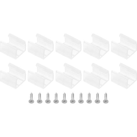 40pcs Translucent LED Strip Clips for 8mm-10mm (1/5)
