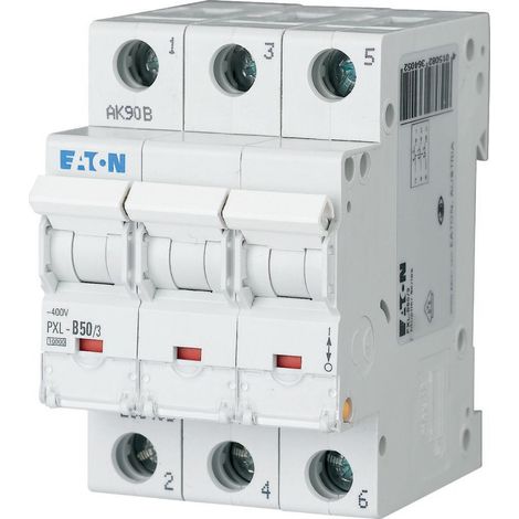 Eaton Interruptor automático (MCB), 50 A, 3p, Característica: B, 236405