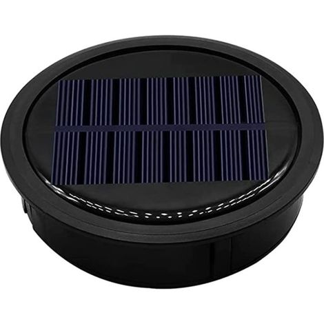 Ersatzaufsatz für Solarlaterne: 10 cm Polysilizium, 50 % höhere Effizienz – Wiederaufladbarer 1200-mAh-Akku – Wasserdichte LED-Leuchte für hängende Garten- und Terrassenlaternen (1 Stück)