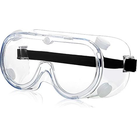 MIMOSON-Lunettes de protection transparentes avec verres antibuée - Lunettes de sécurité pour laboratoire chimique (1/5)