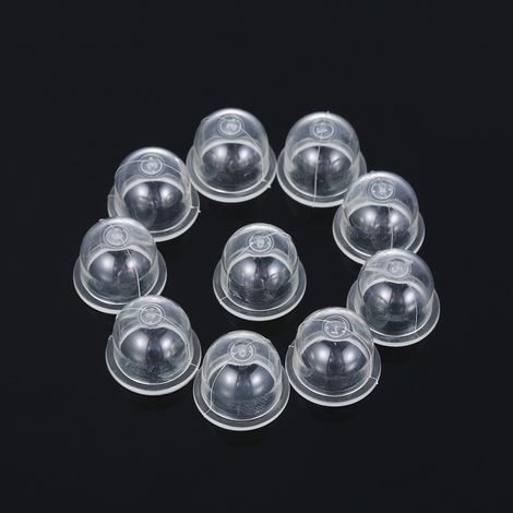 Set of 10 parts for lawnmowers, brush cutters, trimmers: carburetor, fuel pump, small fuel flap (19 mm).
