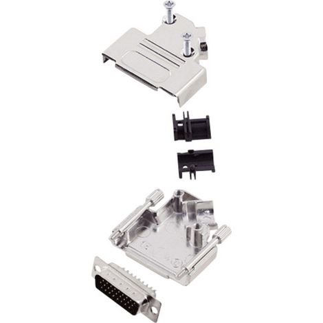 encitech D45ZK15-HDP26-K 6355-0013-02 D-SUB Stiftleisten-Set 45 ° Polzahl: 26 Lötkelch 1 Set