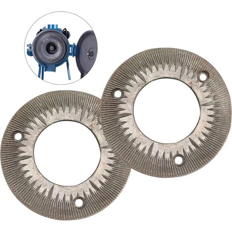 Senderpick – Disques de broyage de grains 15cm – Acier moulé fin – Pour meulage à sec – Compatible avec modèles 150