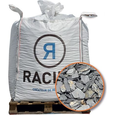 Paillage naturel ardoise grise 10-40 Big bag 500L - PRO434