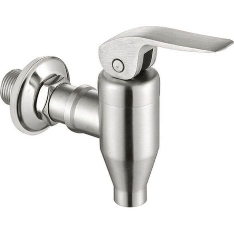 Robinet pour fût de vin en acier inoxydable 304, étanche et robuste, facile à installer, lot de 1 pièce pour barils de vin et boissons (1/2)