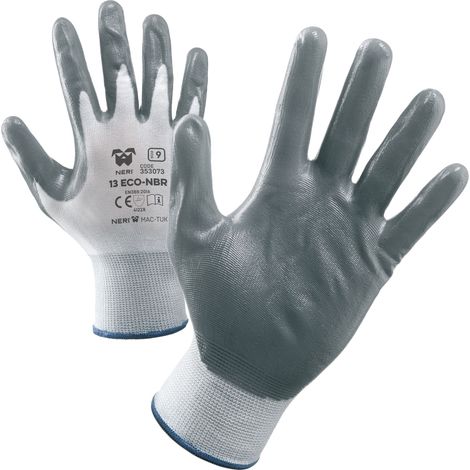 Guanti nylon/nitrile nbr 13eco - 12 paia - Taglia: 9 (1/2)