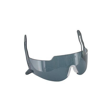 Sicherheitsbrille, einklappbar, integriert und getönt für Forsthelm 9102360 und Baumschnitthelm 9102370. Norm EN166