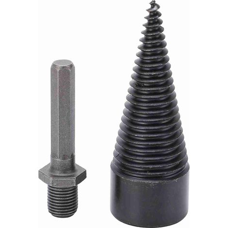 Broca de acero de alta velocidad de 32 mm para martillo eléctrico (mango hexagonal), herramienta para atornillar y partir madera. (1/5)