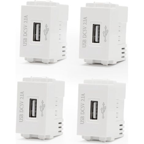 Module d'alimentation USB, prise femelle 220 V, transformateur 5 V, prise de charge USB 2,1 A, adaptateur de commutation, téléphones portables et appareils USB, adaptateur de commutation de carte de (1/5)